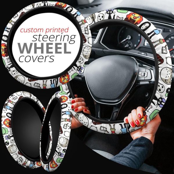 my neighbor totoro cute anime steering wheel cover t13kb