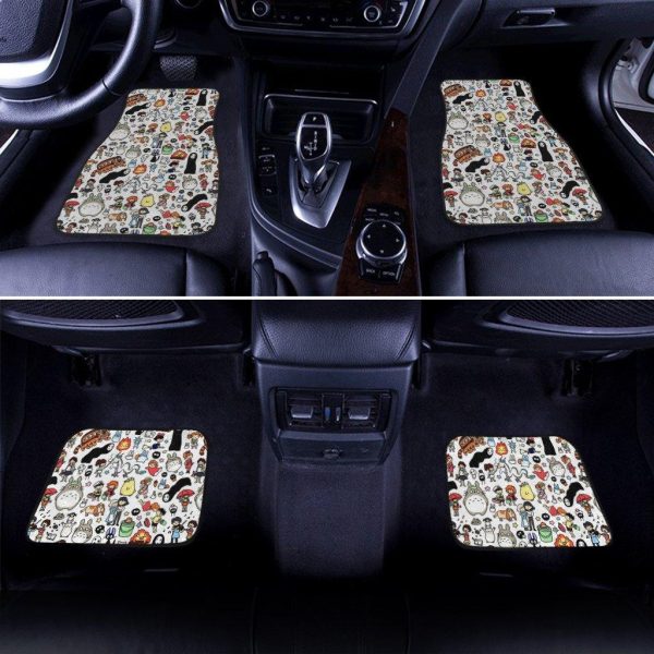 my neighbor totoro pattern car floor mats 6bw4x