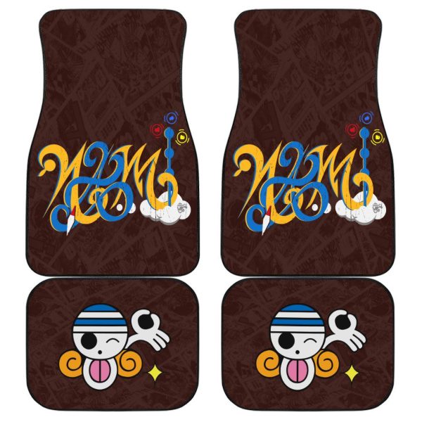 Nami Car Floor Mats Custom One Piece Nami Flag Car Accessories