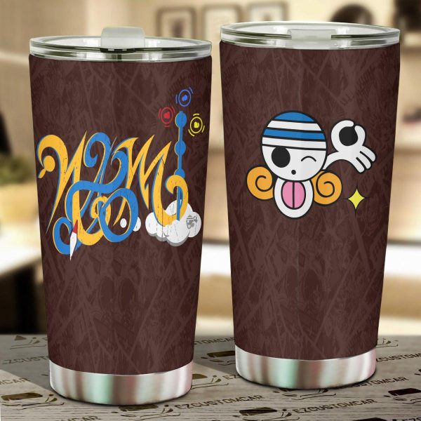 Nami Car Tumblers Cup Custom One Piece Nami Flag Car Accessories