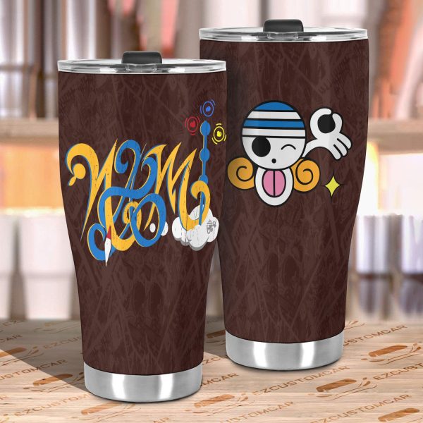 nami car tumblers cup custom one piece nami flag car accessories tdvjy