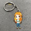 Nami Keychains Custom One Piece Anime Car Accessories