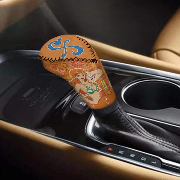 nami symbols custom shift knobs car covers set one piece anime car accessories zrdpv