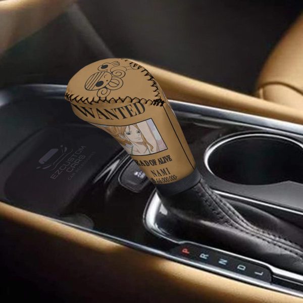 nami wanted custom shift knobs car covers set one piece anime car accessories 7ceor