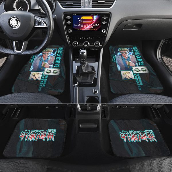 nanami jujutsu kaisen car floor mats pupii
