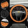 Narancia Patterns Anime Steering Wheel Cover Custom Jojo Bizzare Adventure Anime Car Accessories