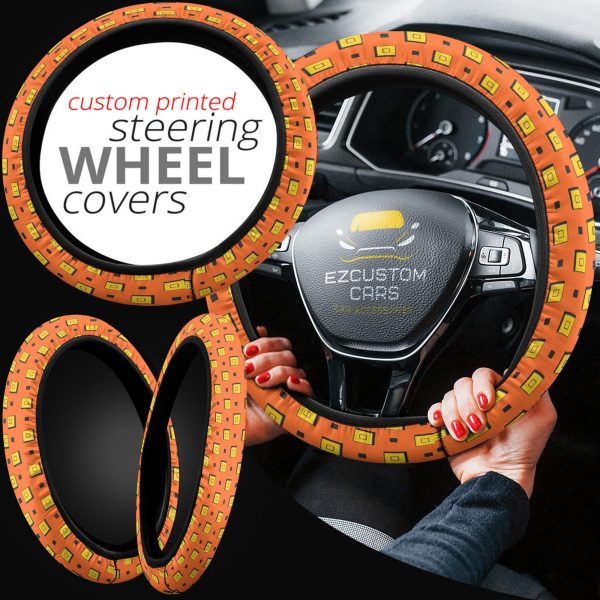 narancia patterns anime steering wheel cover custom jojo bizzare adventure anime car accessories hawzc