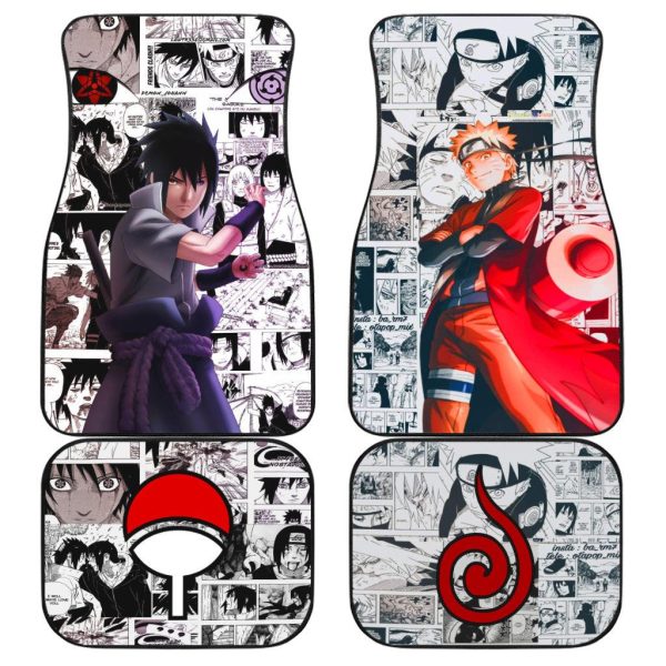 naruto and sasuke car floor mats naruto car mats jrrwl