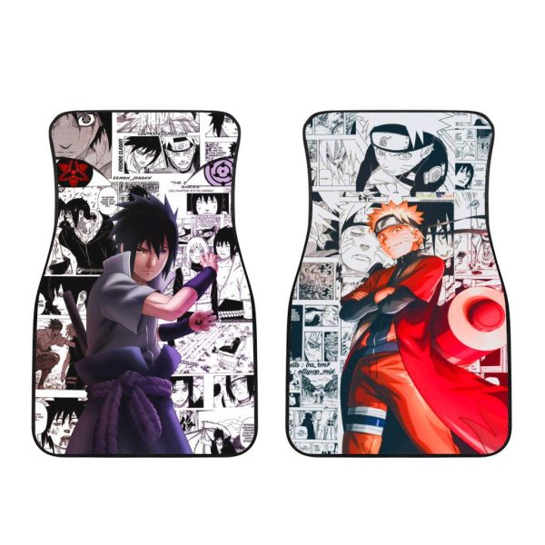 naruto and sasuke car floor mats naruto car mats l91wi