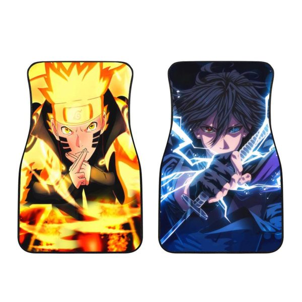 naruto and sasuke naruto car floor mats keugu