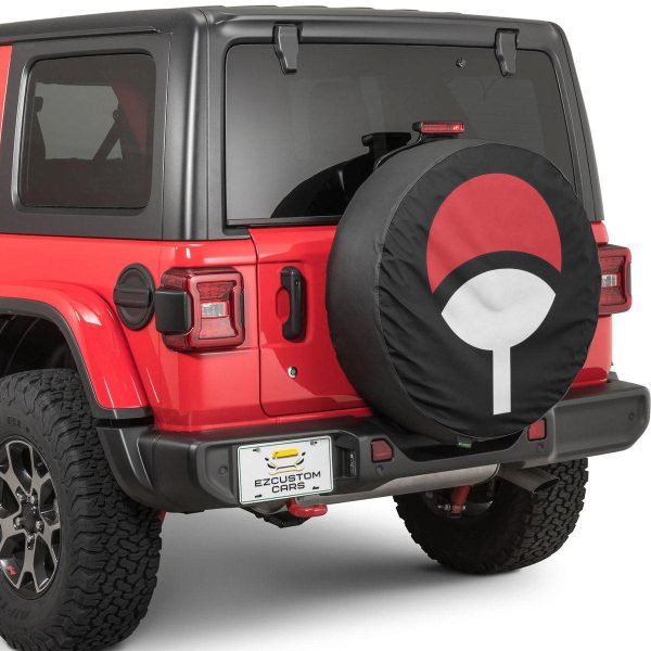 naruto anime car accessories custom uchiha clan symbols spare tire cover jy7s8