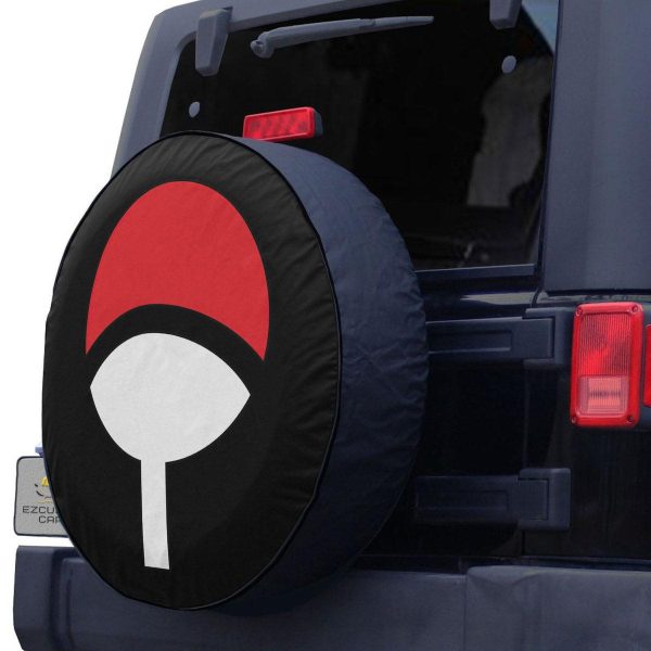 naruto anime car accessories custom uchiha clan symbols spare tire cover qakxa