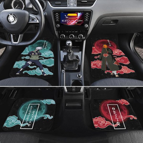 naruto anime car floor mats car accessories kakashi and obito nosfs