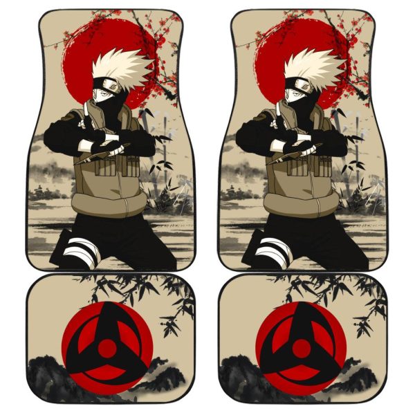 Naruto Anime Car Floor Mats Car Accessories Kakashi Hatake Mix Antique Artwork
