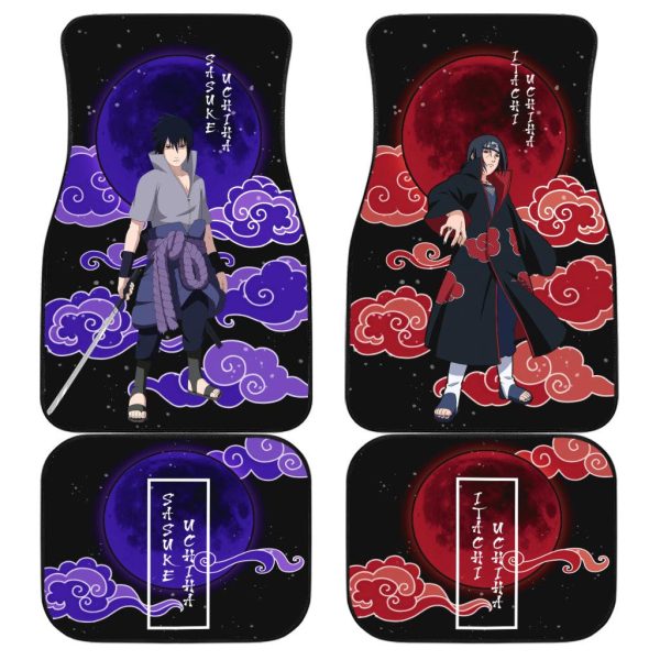Naruto Anime Car Floor Mats Car AccessoriesItachi and Sasuke