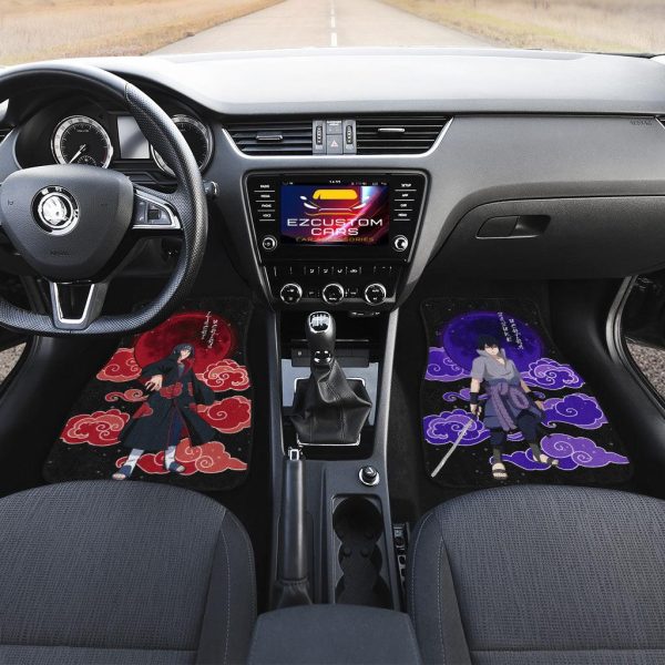 naruto anime car floor mats car accessoriesitachi and sasuke b1yqj