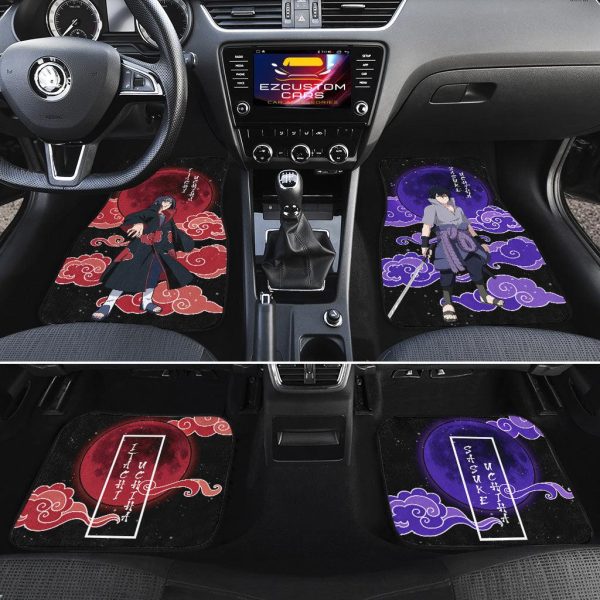 naruto anime car floor mats car accessoriesitachi and sasuke ugrjl