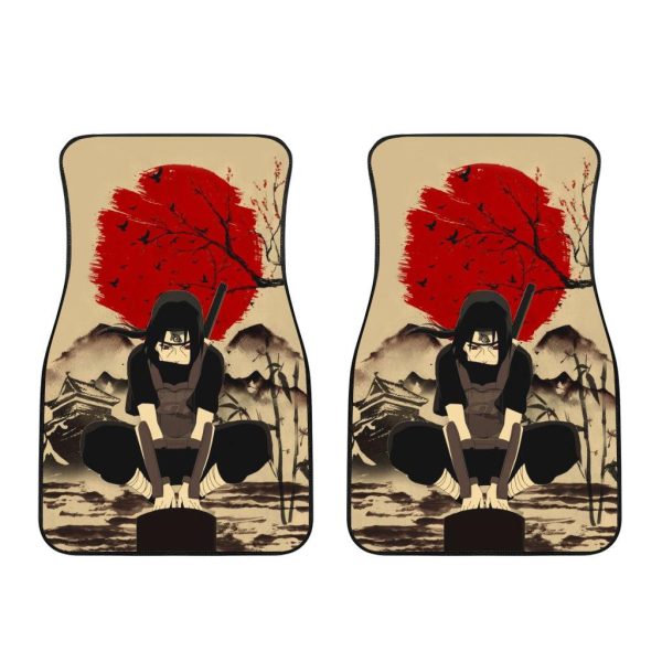 Naruto Anime Car Floor Mats Car AccessoriesItachi Uchiha Mix Antique Artwork