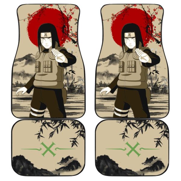 Neji Hyuga Naruto Car Floor Mats