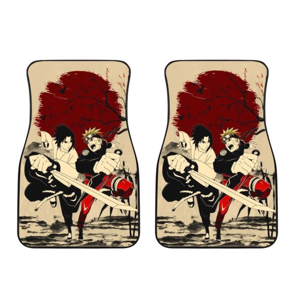 naruto anime car floor mats car accessoriessasuke x naruto mix antique artwork nb6ft