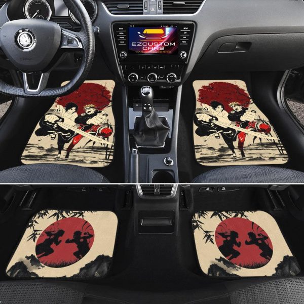 naruto anime car floor mats car accessoriessasuke x naruto mix antique artwork qshv5