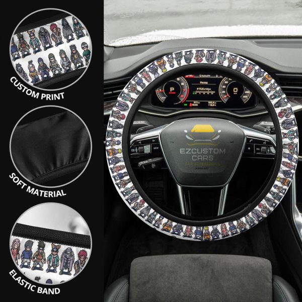 Naruto Anime Steering Wheel Cover Custom Naruto Anime Car Accessories