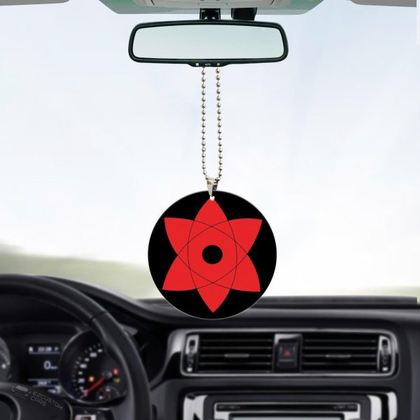 Naruto Car Accessories Anime Car Ornament Sasuke Mangekyou