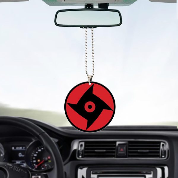 Naruto Car Accessories Anime Car Ornament Sasuke Mangekyou
