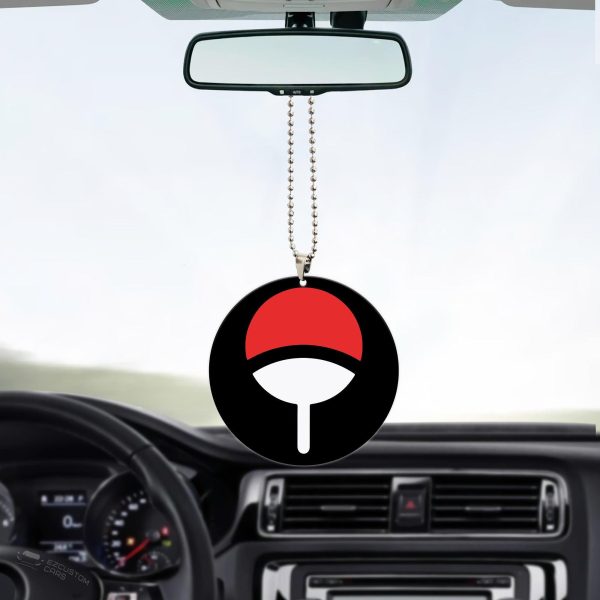 Naruto Car Accessories Anime Car Ornament Uchiha Symbol