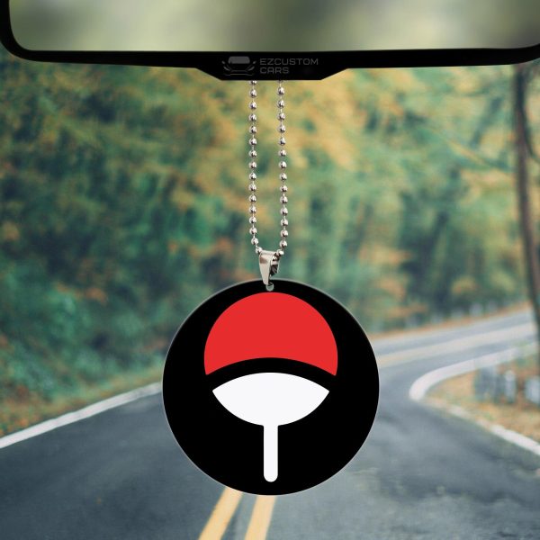 naruto car accessories anime car ornament uchiha symbol c6vwn