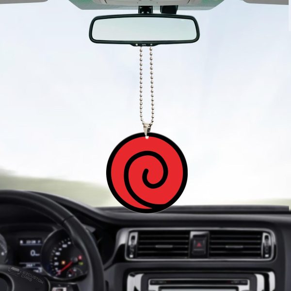 Naruto Car Accessories Anime Car Ornament Uzumaki Symbol