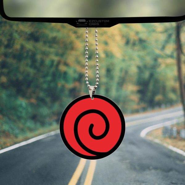 naruto car accessories anime car ornament uzumaki symbol pzjau
