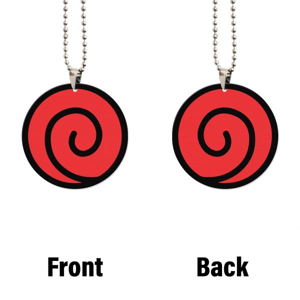 Naruto Car Accessories Anime Car Ornament Uzumaki Symbol