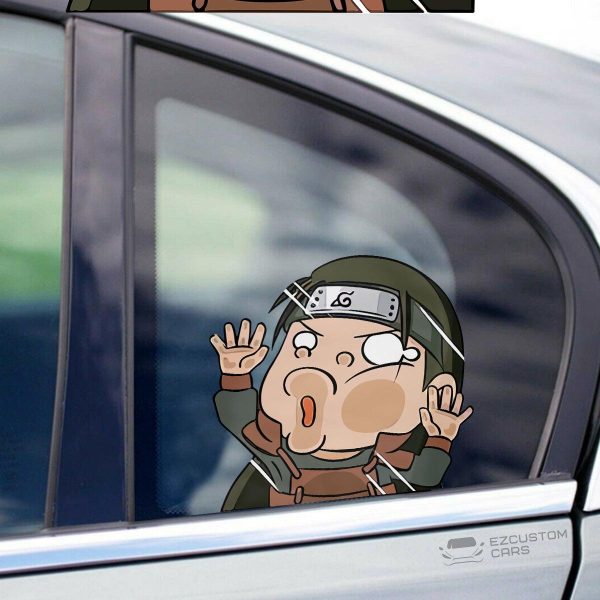 Naruto Car Accessories Anime Car Sticker Hashirama Funny Hitting Glass