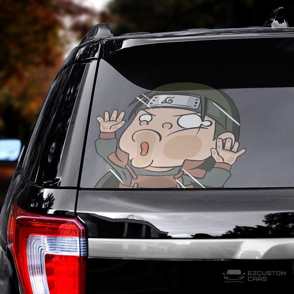 naruto car accessories anime car sticker hashirama funny hitting glass w3xby