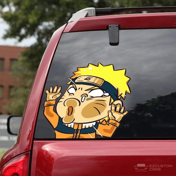 naruto car accessories anime car sticker naruto funny hitting glass rzyqz
