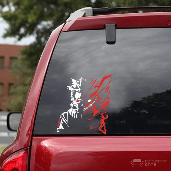 naruto car accessories anime car sticker naruto x kurama gifts for fans mkwcm
