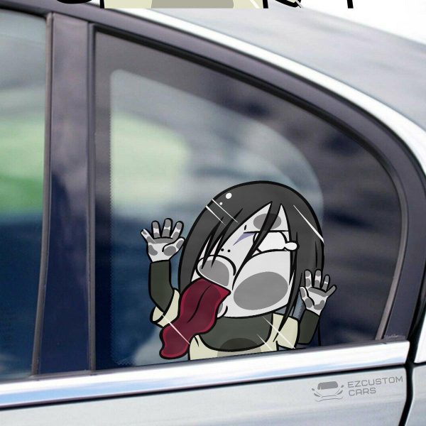 Naruto Car Accessories Anime Car Sticker Orochimaru Funny Hitting Glass