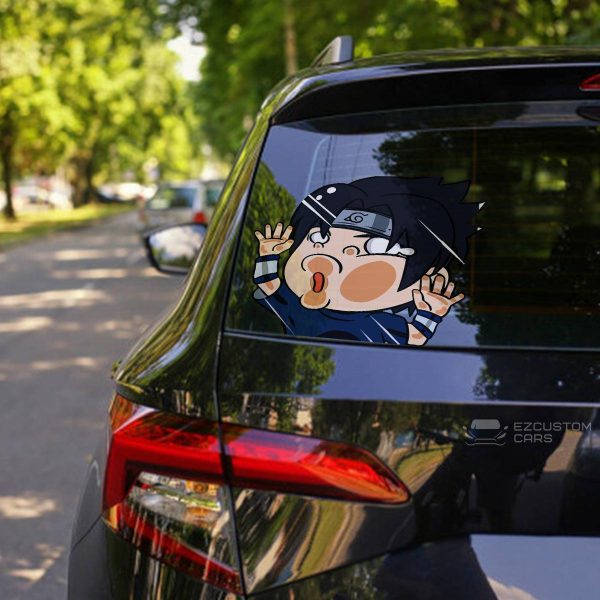 Naruto Car Accessories Anime Car Sticker Naruto Funny Hitting Glass