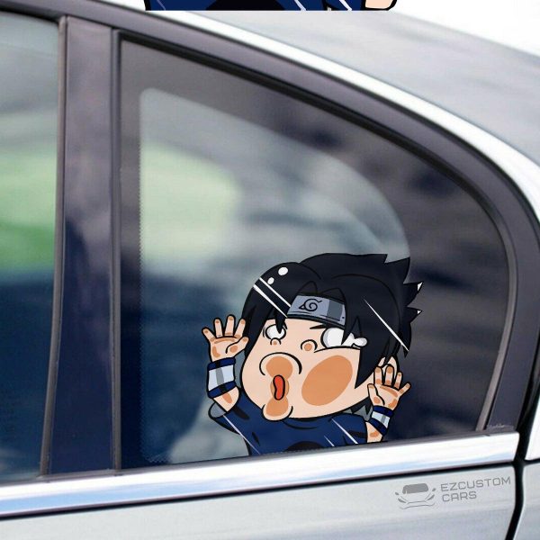 naruto car accessories anime car sticker sasuke funny hitting glass p1ohb