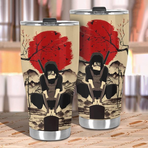 naruto car accessories anime car tumblers cup itachi uchiha mix antique artwork oiogw