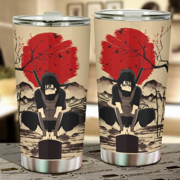 Naruto Car Accessories Anime Car Tumblers Cup Itachi Uchiha Mix Antique Artwork