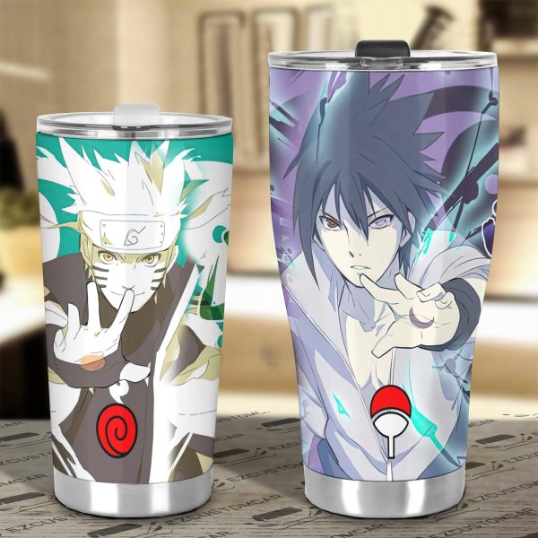 naruto car accessories anime car tumblers cup naruto uzumaki and sasuke uchiha 0bzrl