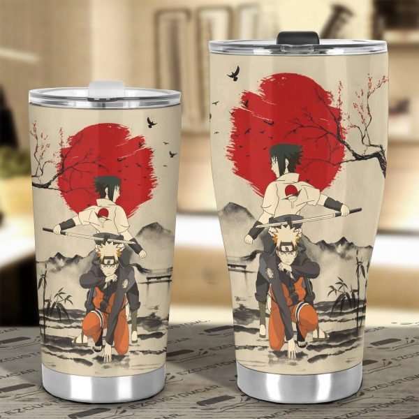naruto car accessories anime car tumblers cup naruto x sasuke mix antique artwork xmynz