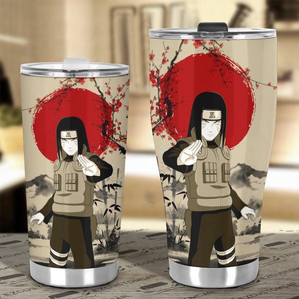 naruto car accessories anime car tumblers cup neji hyuga mix antique artwork 6v2hj