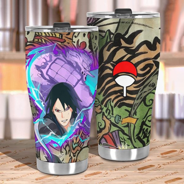 naruto car accessories anime car tumblers cup sasuke susanoo nnphw