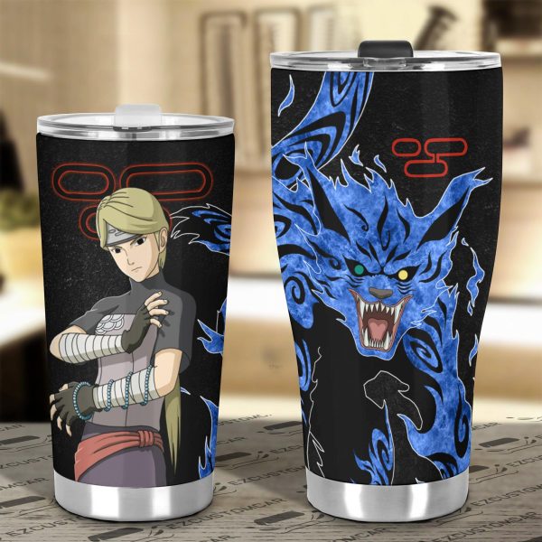 naruto car accessories anime car tumblers cup yugito nii and matatabi c6709