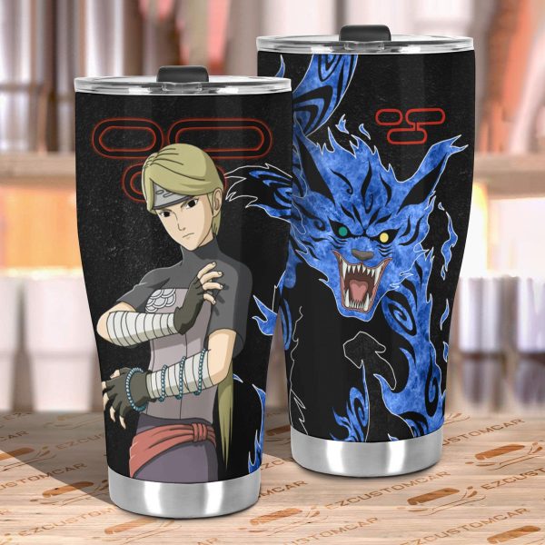 naruto car accessories anime car tumblers cup yugito nii and matatabi cpdyb