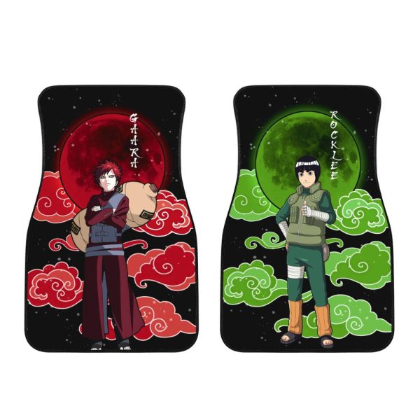 naruto car floor mats gaara and rock lee keep7