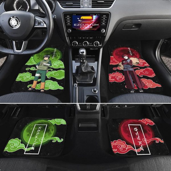 naruto car floor mats gaara and rock lee mczer